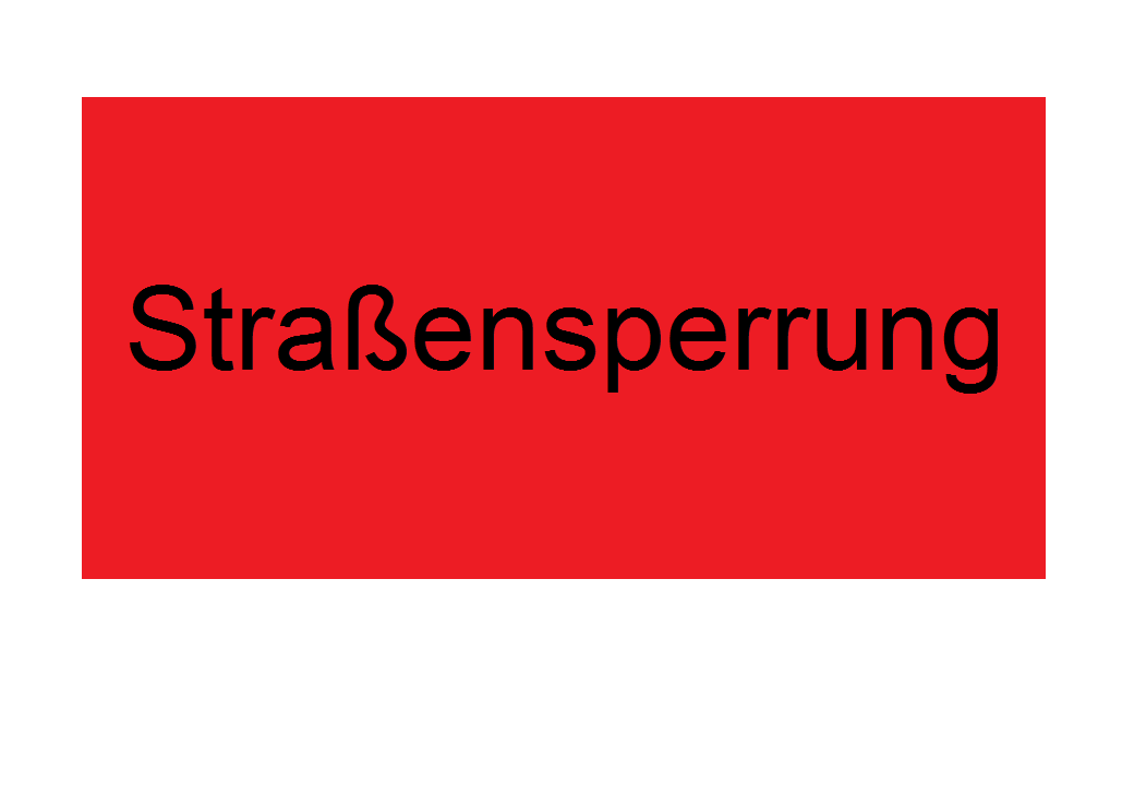 strassensperrung